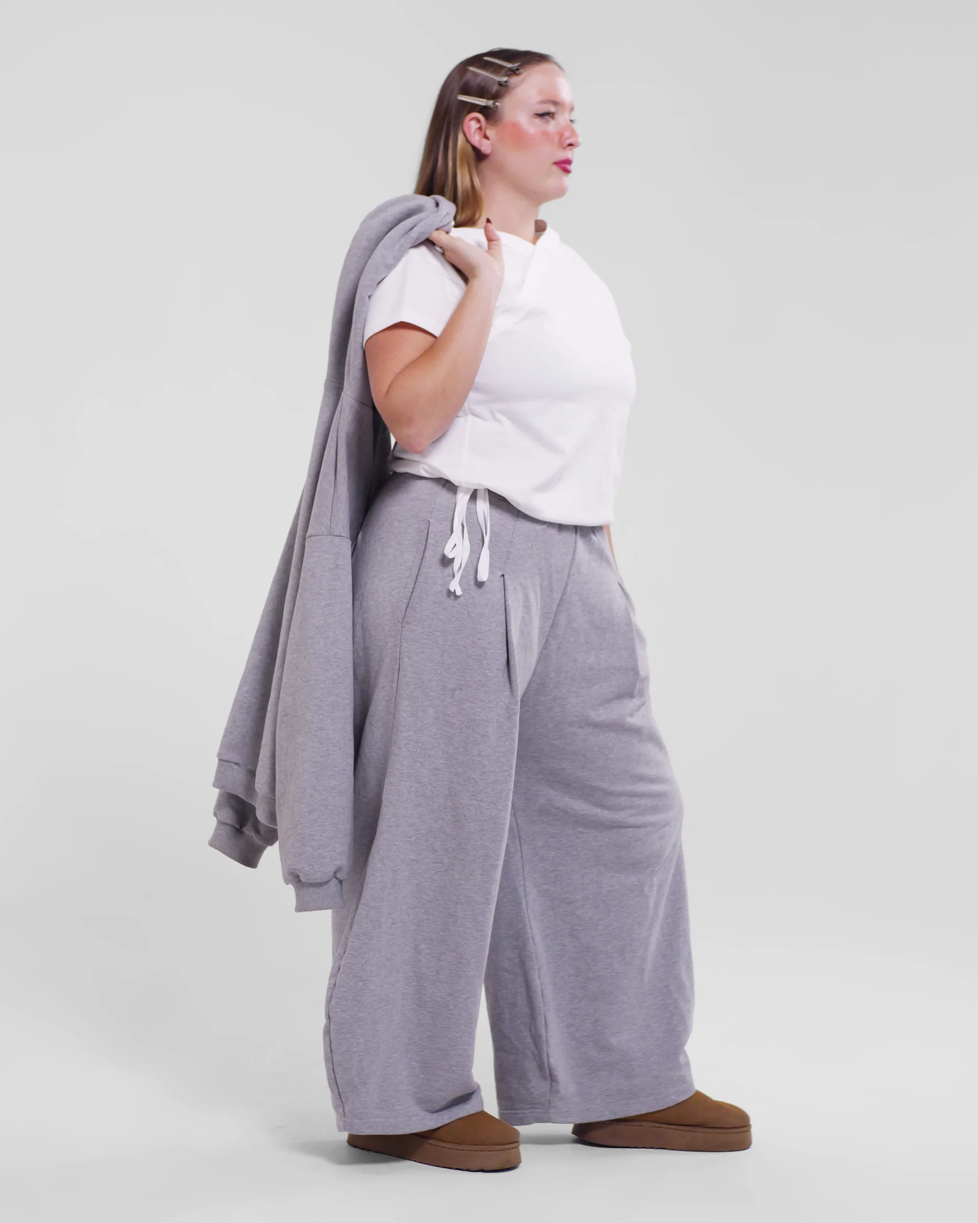 Kyoto Basic Tee in White - Image 10