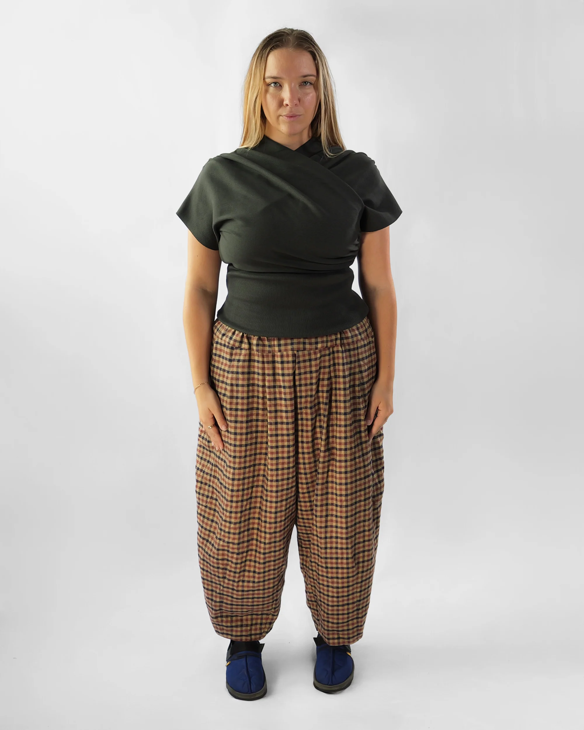 Kimono Ribbed Top in Stone - Image 6