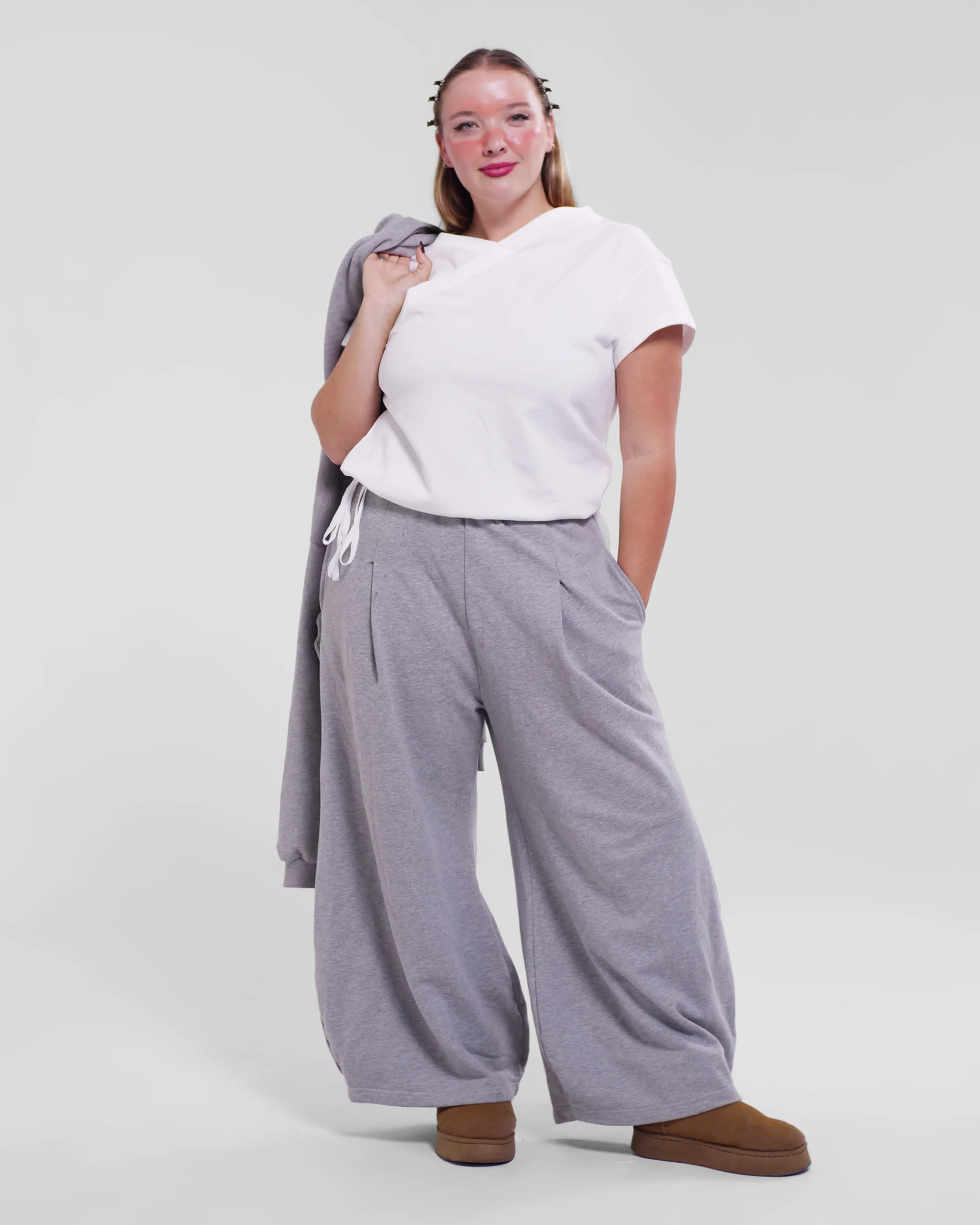 Kyoto Basic Tee in White - Image 2